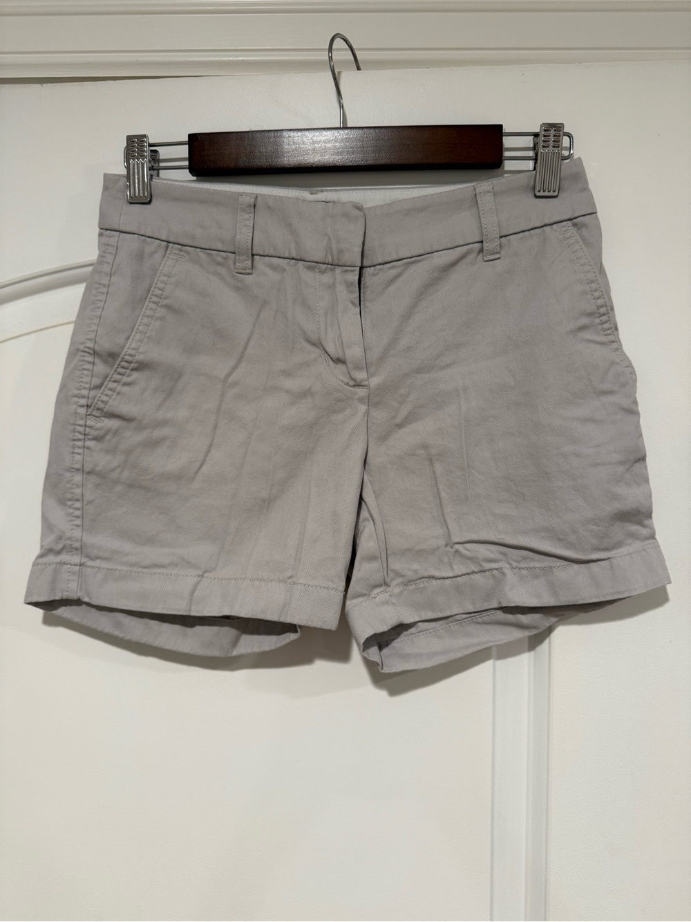 J. Crew Women’s Light Gray Casual Cotton Shorts